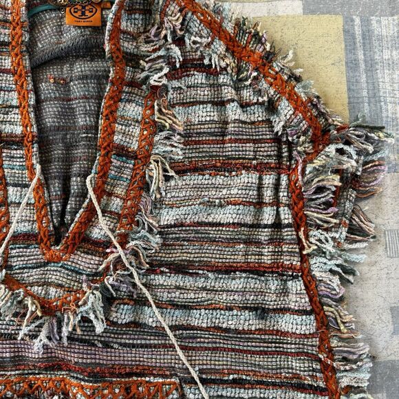 Tory Burch Bohemian Sleeveless Designer Tunic Sz XL - Picture 5 of 16